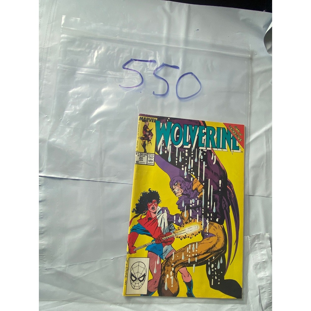 Wolverine 20 Marvel Comics‎ 1989 Uncanny X Men VF Condition